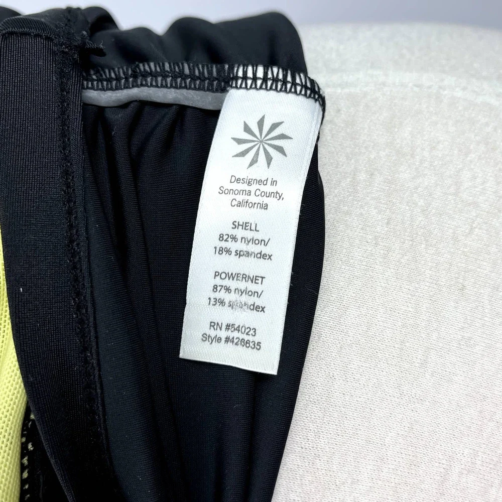 Athleta Women's Black Halter Tankini Top Size 34 B/C